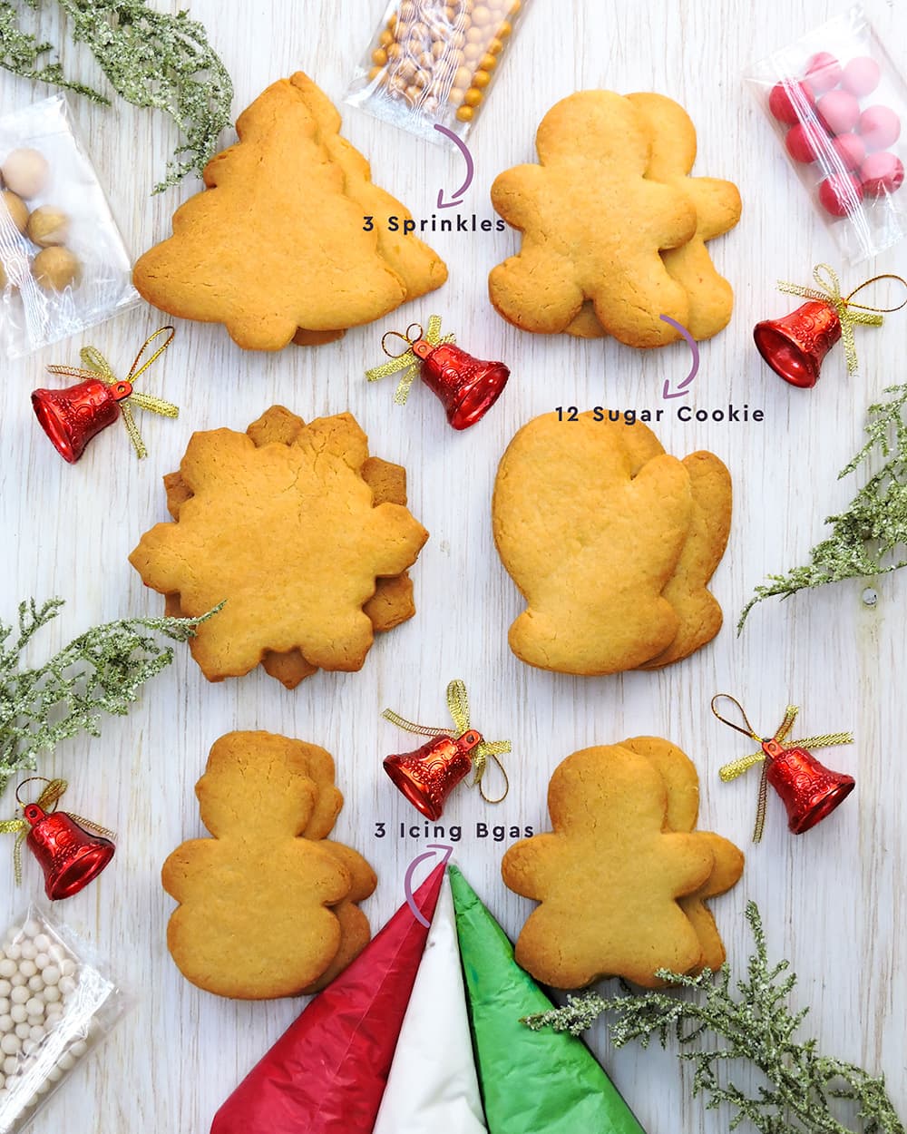 Christmas Cookie Decorating Kit 12Pcs